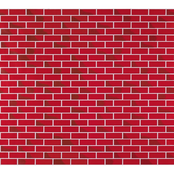 Fadeless Bulletin Board Art Paper, Tu-Tone Brick, 48 x 12ft, PK4 0056478 - main